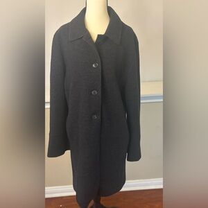 Herman Geist Women's Black Wool Coat